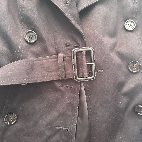 Black Burberry Trenchcoat - Picture 6 of 8